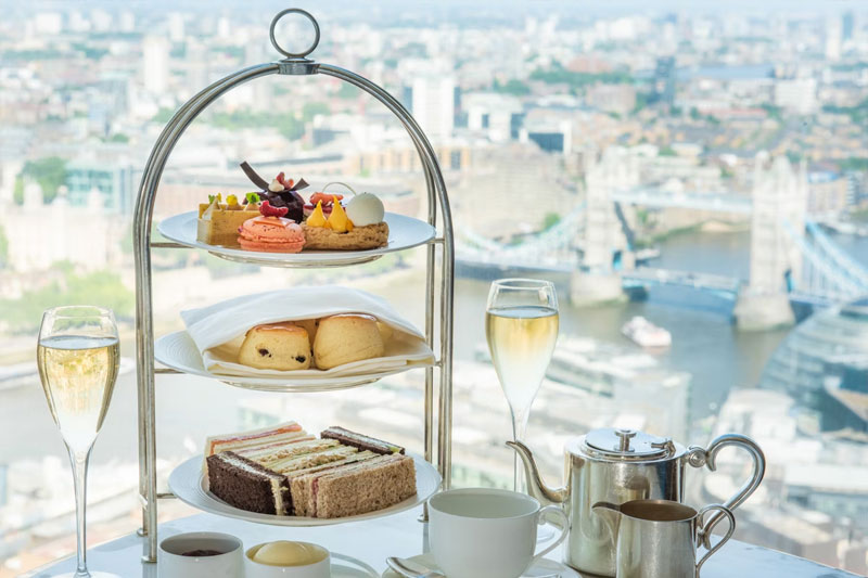 TĪNG Restaurant at Shangri-La The Shard Champagne Afternoon Tea