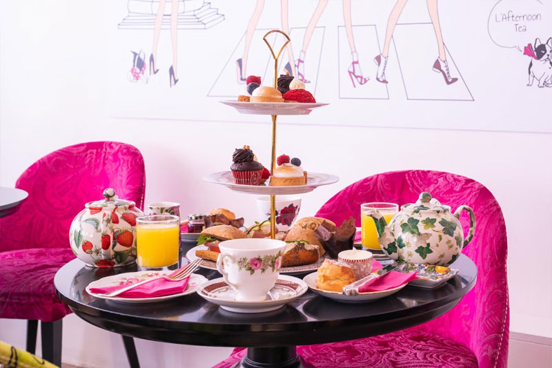 Brigit's Bakery Covent Garden Bottomless Prosecco Afternoon Tea