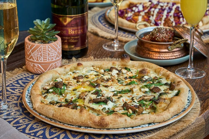 Bottomless Pizza and Prosecco Brunch for Two at Gallio