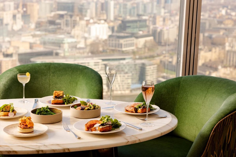 Sky Lounge at Shangri-La The Shard Sky Brunch