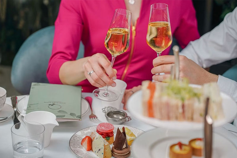 5* Conrad London St James Afternoon Tea for Two with a Bottle of Bollinger Champagne