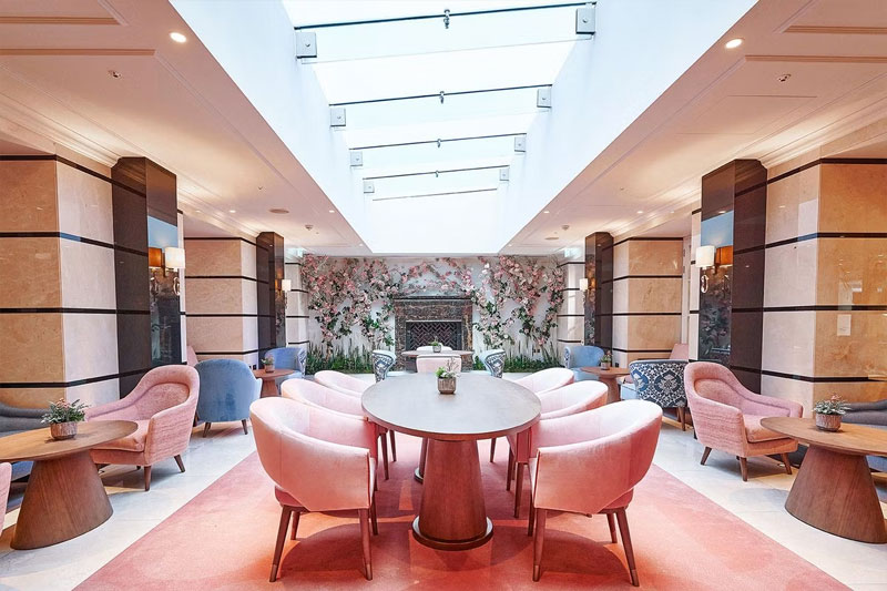 5* Conrad London St James Afternoon Tea for Two with a Bottle of Bollinger Champagne