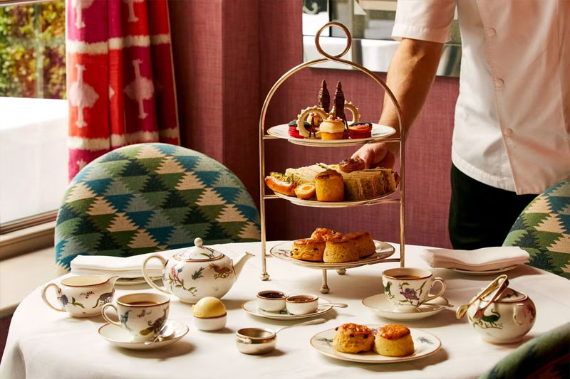 'London Calling' Afternoon Tea for Two at Haymarket Hotel with Self-Guided Tour of London Landmarks