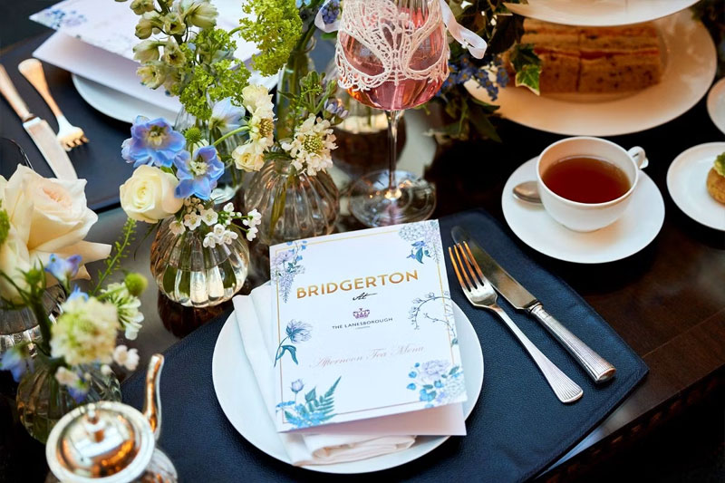 Official Bridgerton Themed Afternoon Tea for Two at The 5* Lanesborough Hotel