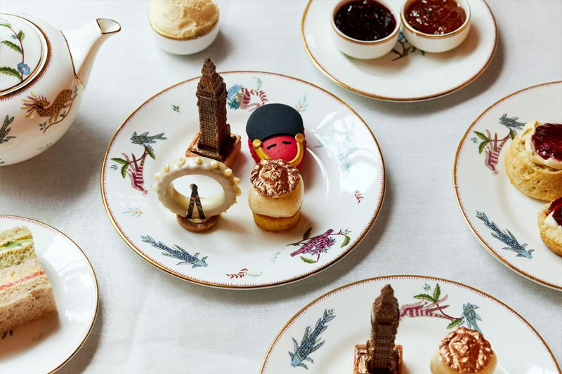 'London Calling' Afternoon Tea for Two at Haymarket Hotel with Self-Guided Tour of London Landmarks