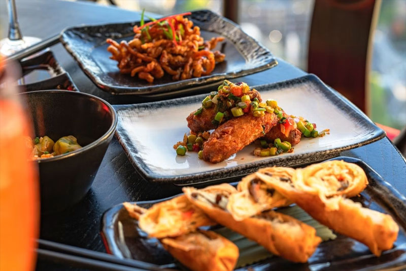 Flavours of Hutong Three Course Lunch with Fizz for Two at Hutong at The Shard