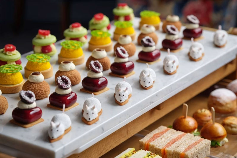 Michelin Starred Michael Caines Traditional Afternoon Tea for Two at the 5* Stafford London Hotel
