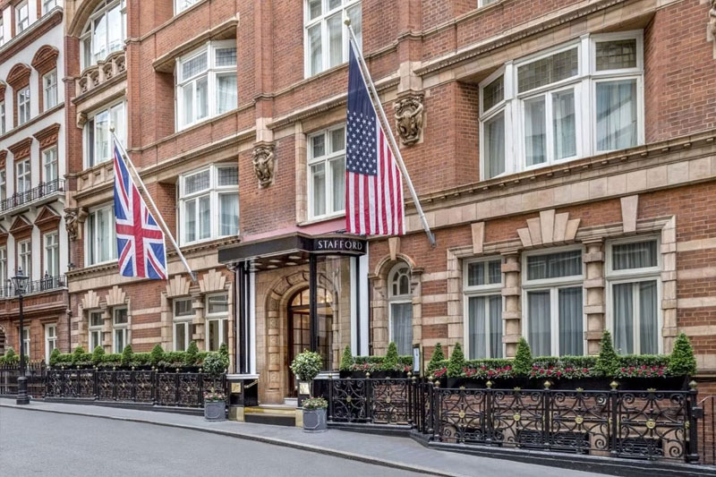 Michelin Starred Michael Caines Traditional Afternoon Tea for Two at the 5* Stafford London Hotel