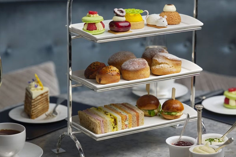 Michelin Starred Michael Caines Traditional Afternoon Tea for Two at the 5* Stafford London Hotel