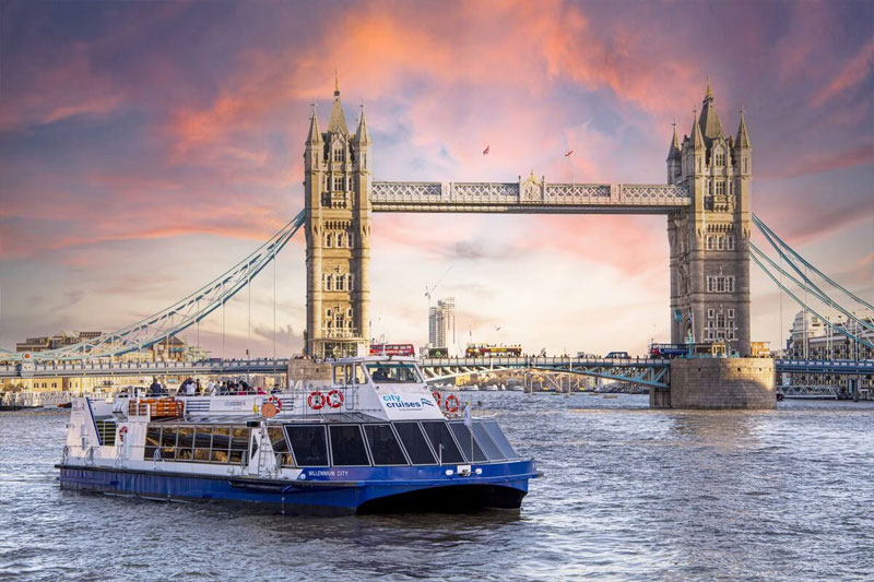 Champagne Afternoon Tea and Thames Cruise