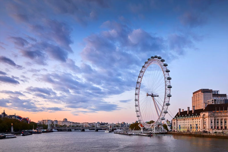 London Eye, Three Course Meal and Cocktails