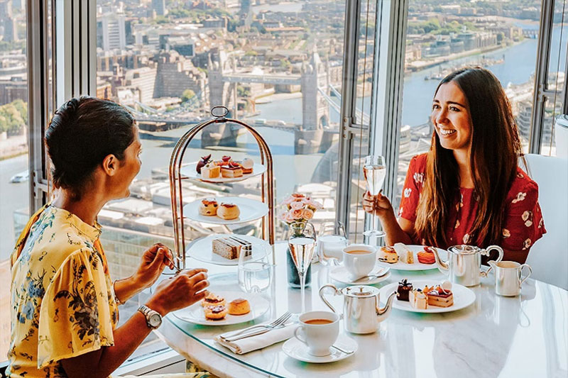 TĪNG Restaurant at Shangri-La The Shard Champagne Afternoon Tea